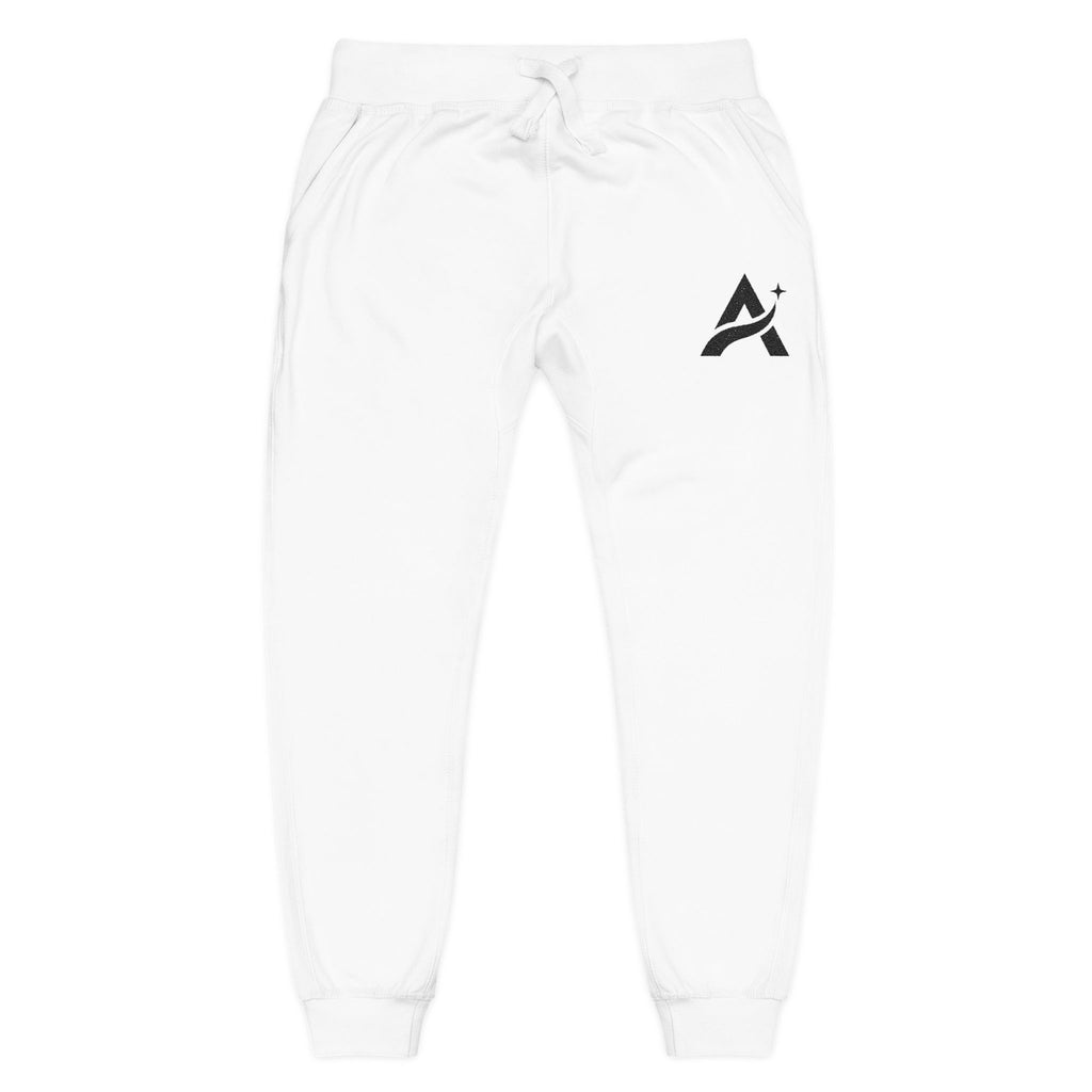 Embroidered A-Star Joggers – Minimal Logo Fleece Sweatpants