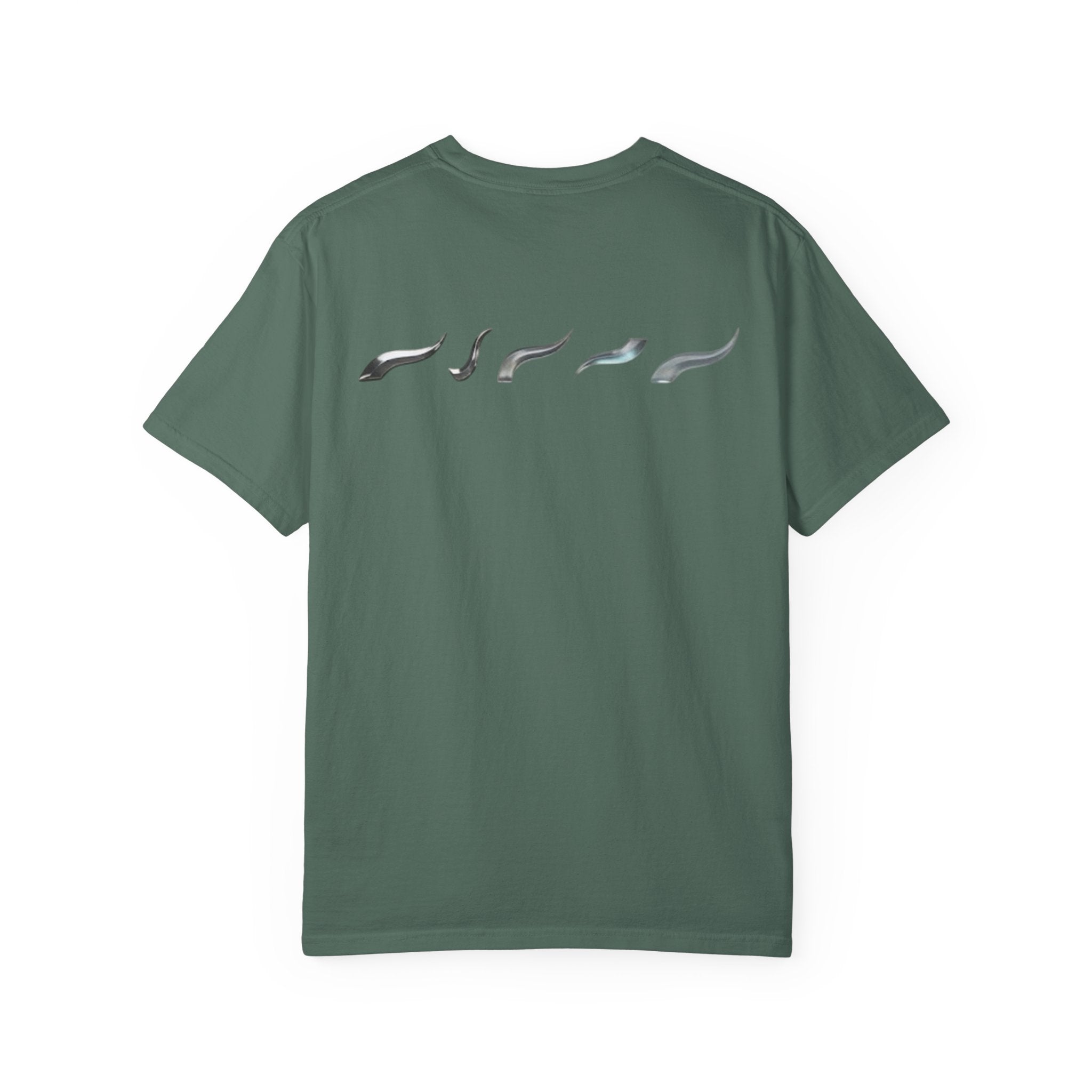 Aurora Active Logo T-Shirt — Minimal Athletic Tee with Back Wave Design