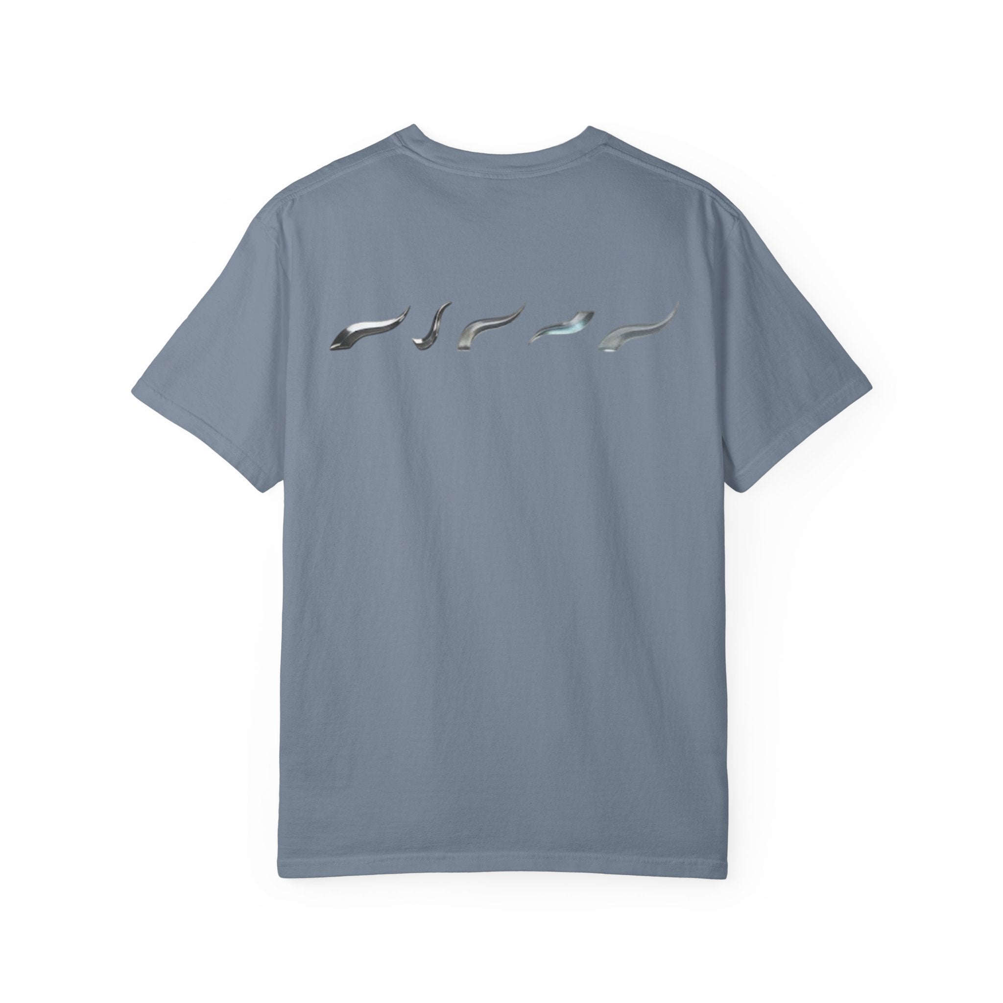 Aurora Active Logo T-Shirt — Minimal Athletic Tee with Back Wave Design