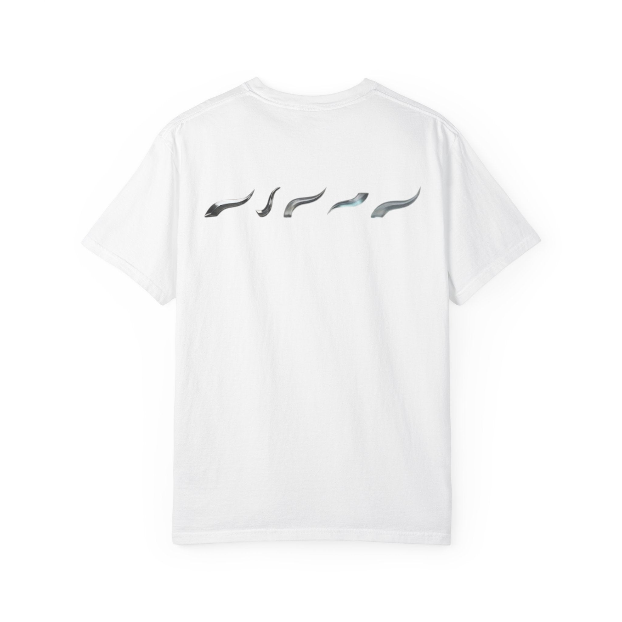 Aurora Active Logo T-Shirt — Minimal Athletic Tee with Back Wave Design