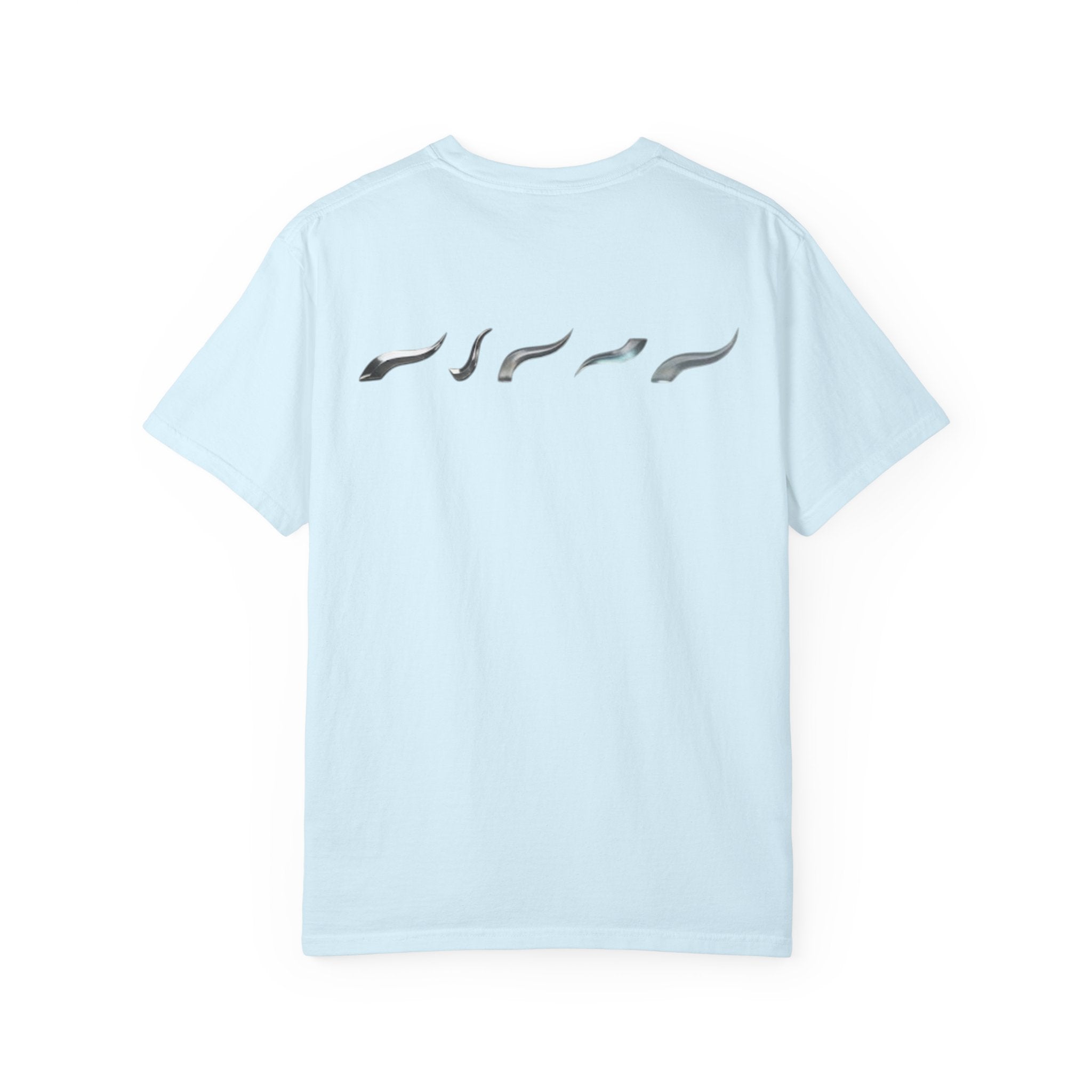 Aurora Active Logo T-Shirt — Minimal Athletic Tee with Back Wave Design