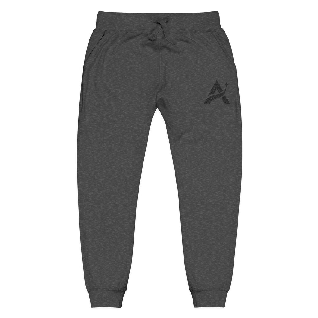Embroidered A-Star Joggers – Minimal Logo Fleece Sweatpants