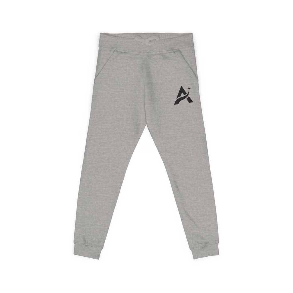 Embroidered A-Star Joggers – Minimal Logo Fleece Sweatpants