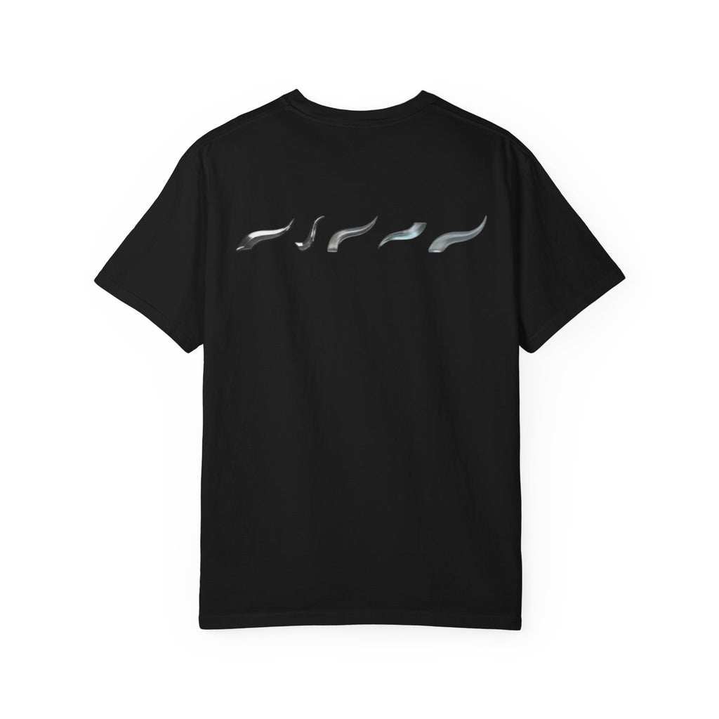 Aurora Active Logo T-Shirt — Minimal Athletic Tee with Back Wave Design