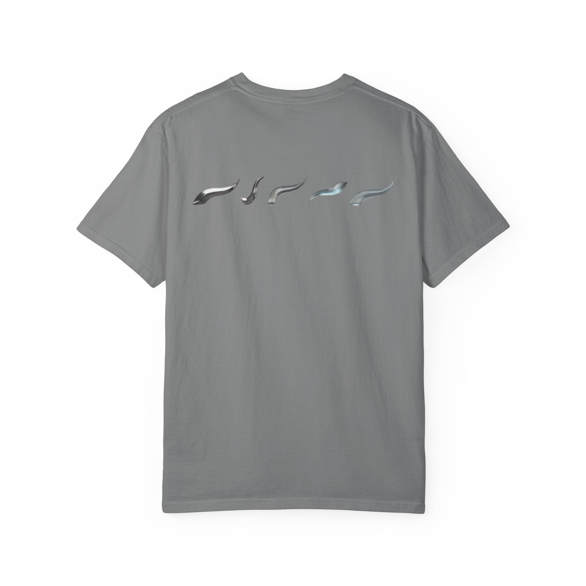Aurora Active Logo T-Shirt — Minimal Athletic Tee with Back Wave Design