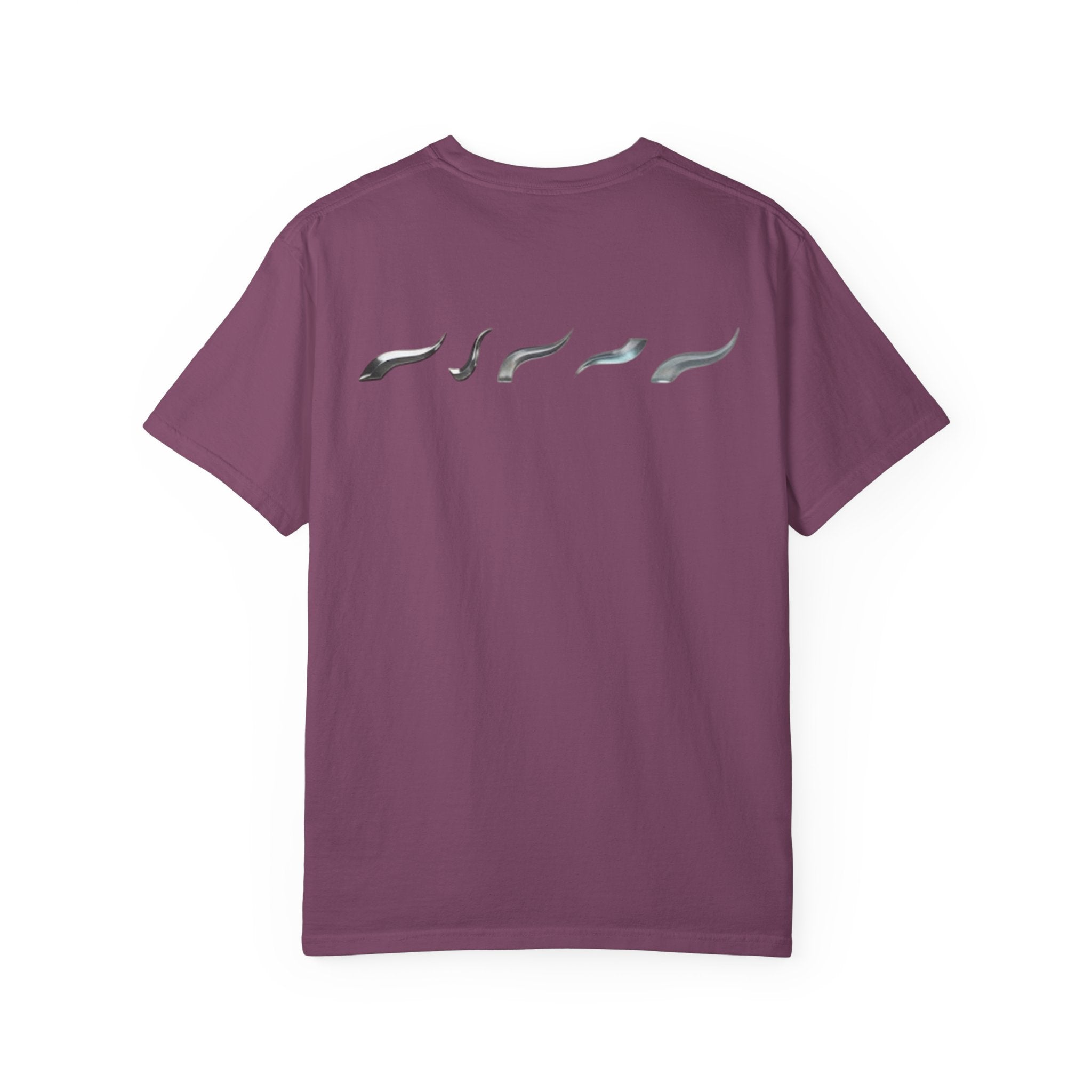 Aurora Active Logo T-Shirt — Minimal Athletic Tee with Back Wave Design