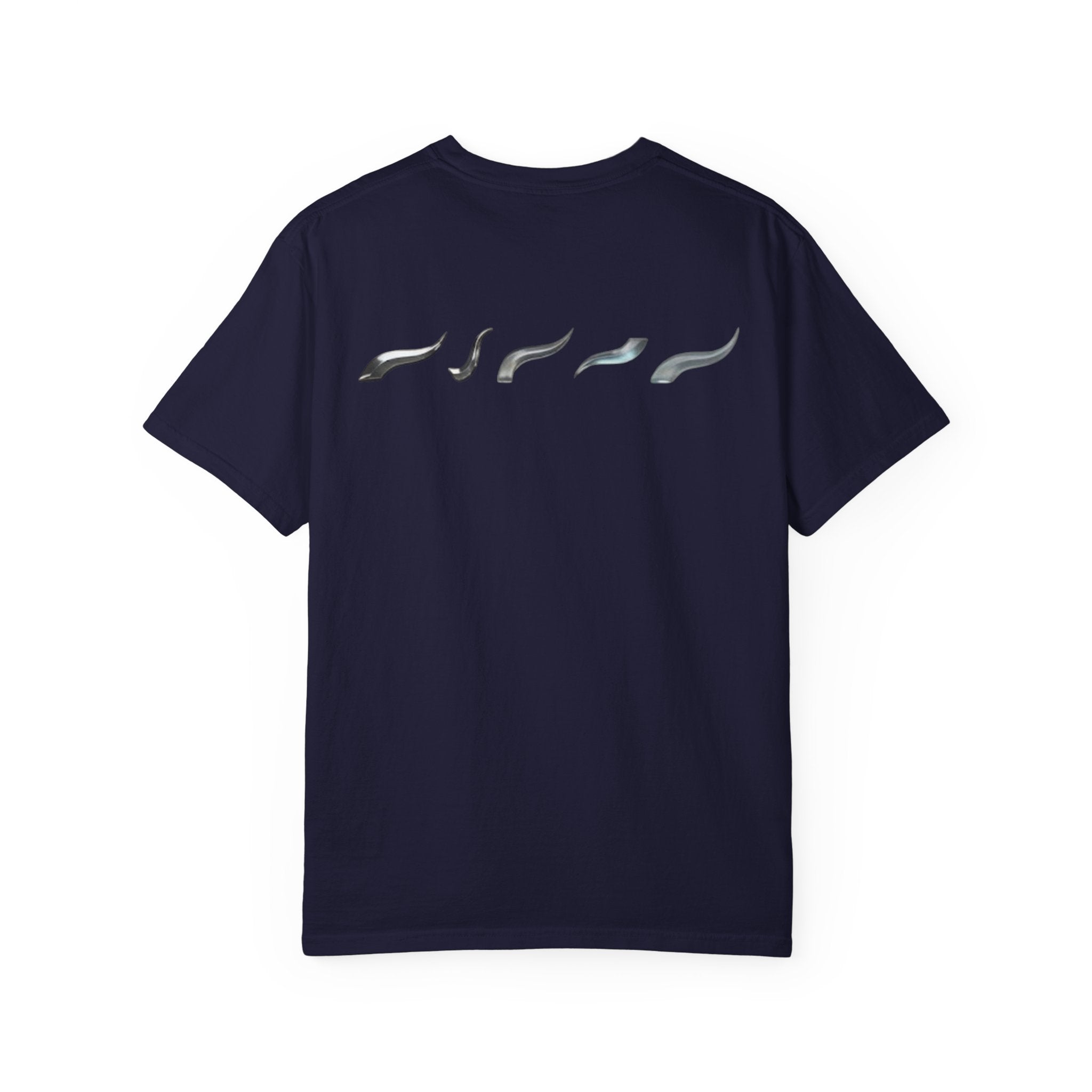 Aurora Active Logo T-Shirt — Minimal Athletic Tee with Back Wave Design