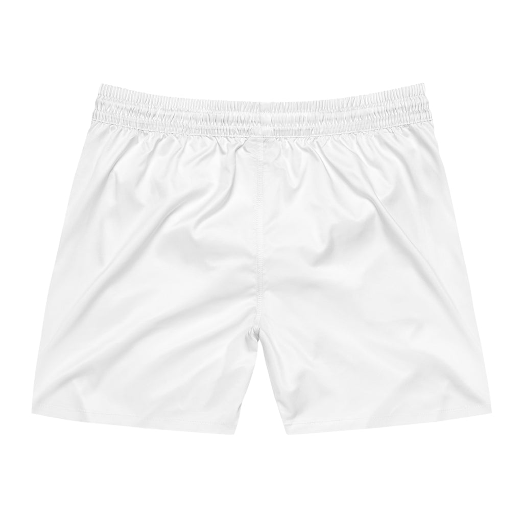 Aurora Active Men's Swim Shorts — Mid-Length Logo Beach Trunks