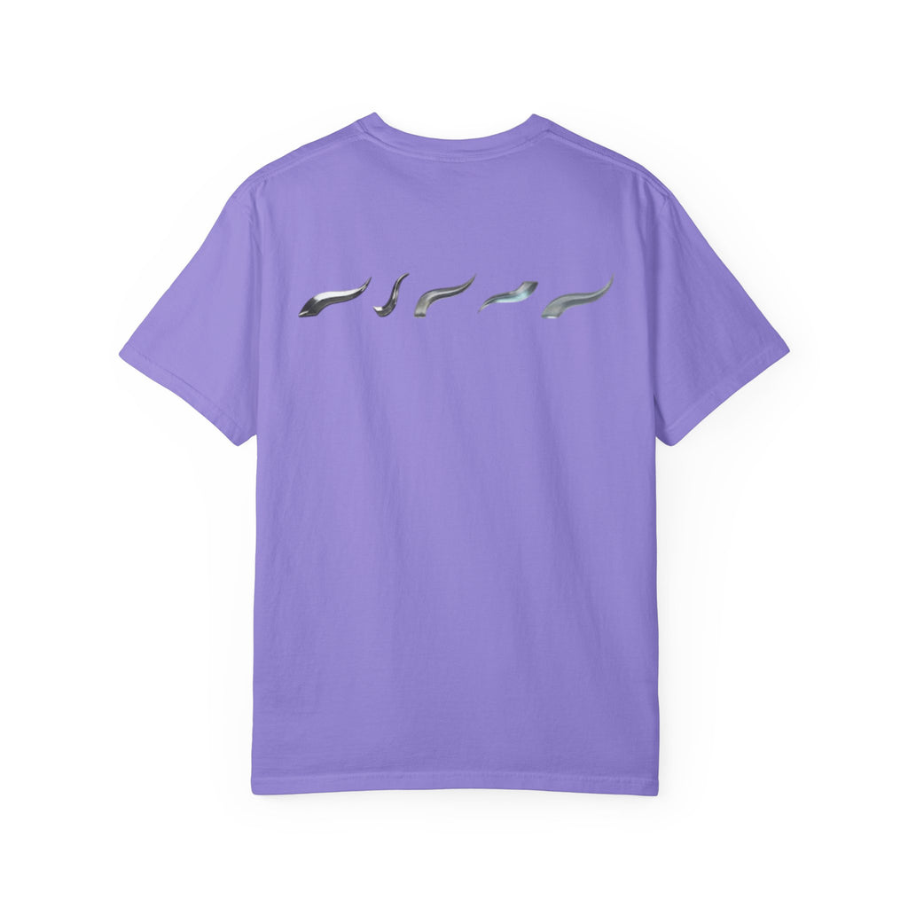 Aurora Active Logo T-Shirt — Minimal Athletic Tee with Back Wave Design