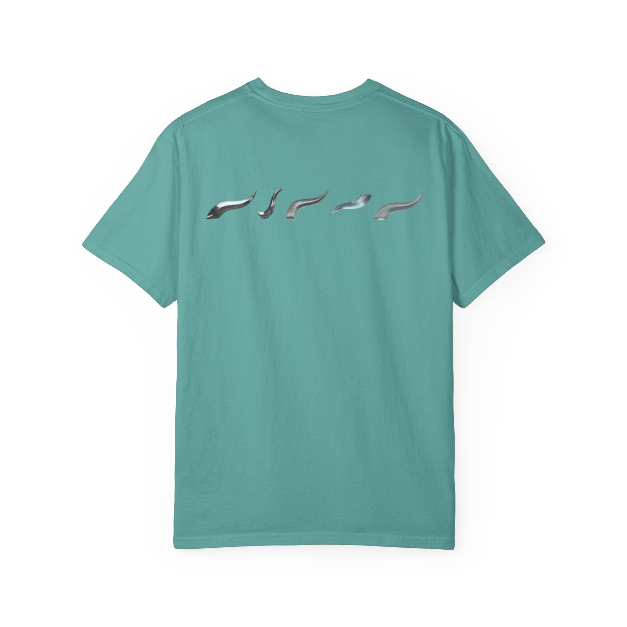 Aurora Active Logo T-Shirt — Minimal Athletic Tee with Back Wave Design